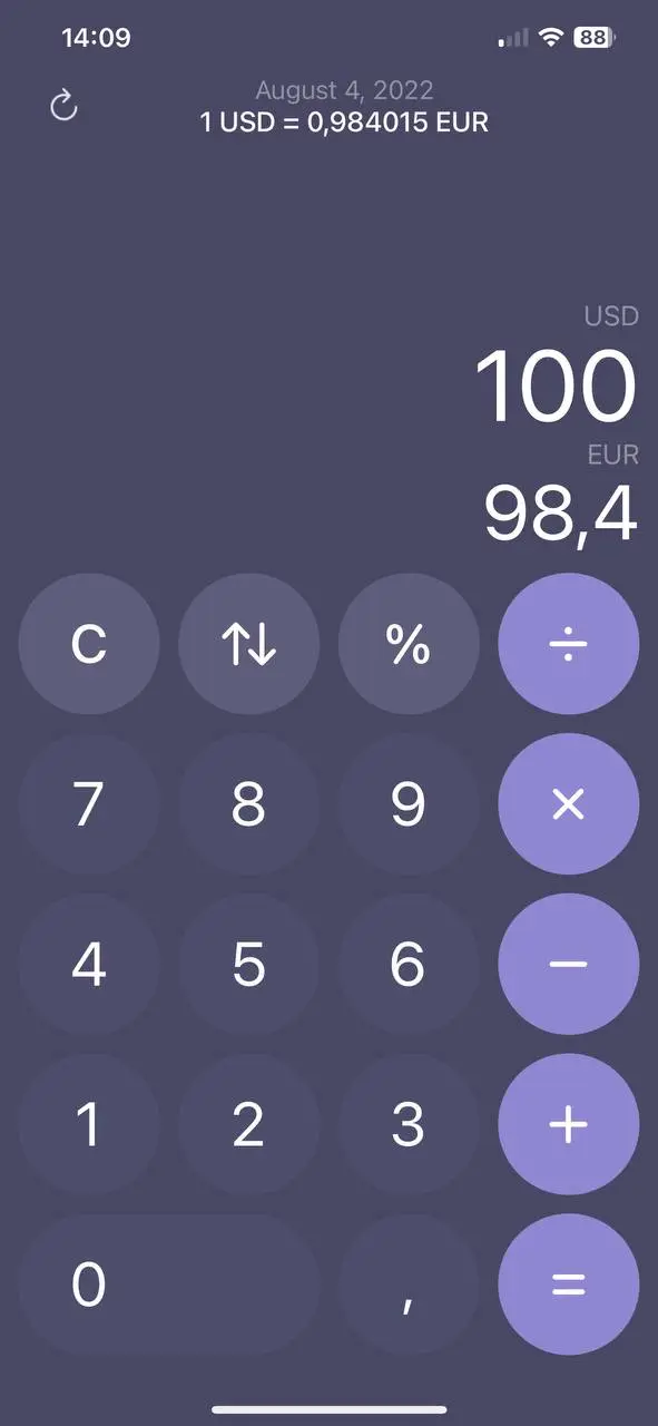 Calculator fake apps can function as a normal calculator or currency converter